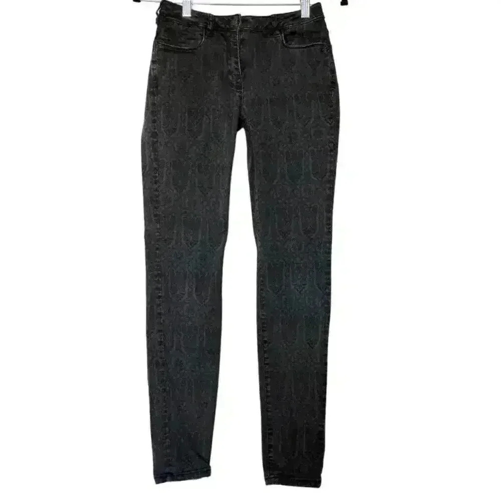 MAISON SCOTCH Women Trousers Skinny Fit W28/L32 Patterned Cotton Stretch